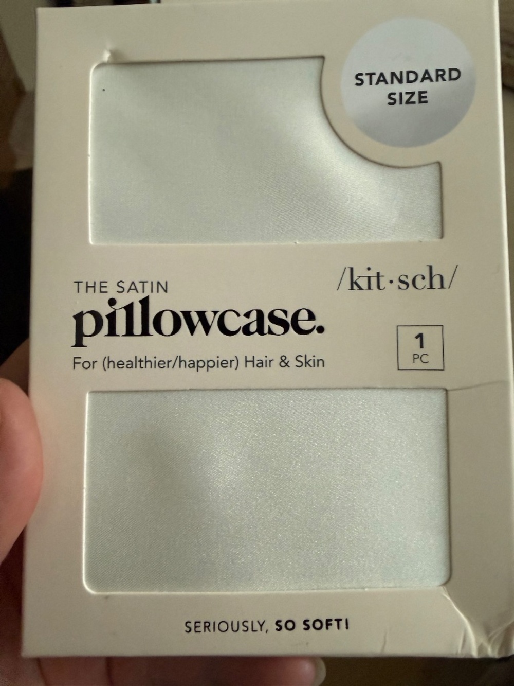 NWT Kitsch Satin Pillowcase Standard
